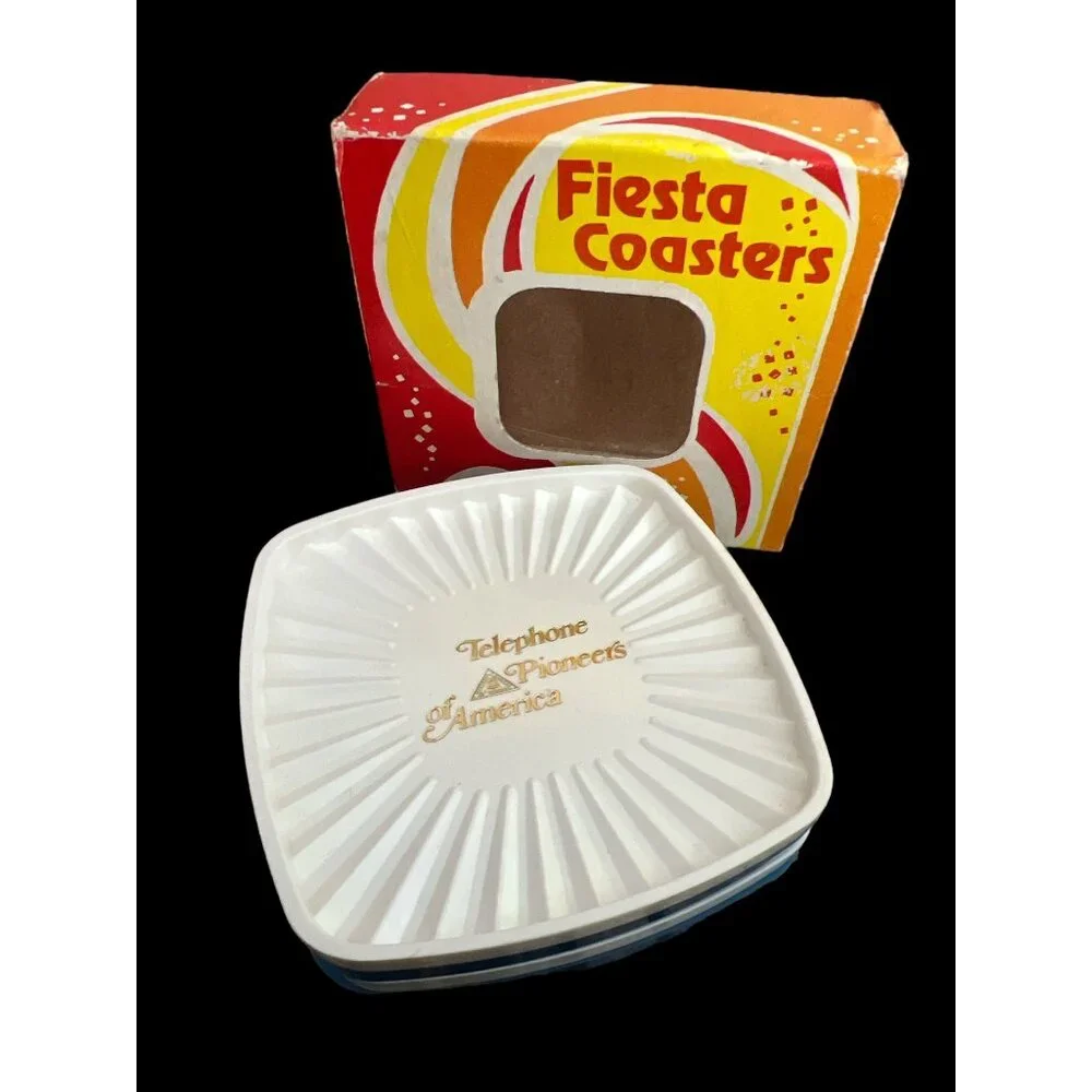 Vintage Plastic Fiesta‎ Coasters 
